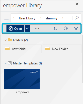Navigation Bar in Sidepane