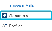 Option Signatures