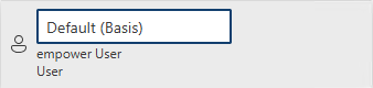 Input Field for New Profile Name