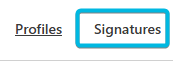 Tab Signatures