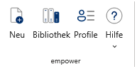 empower® Ribbon in Word Online