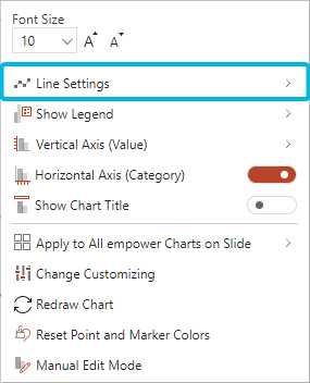 Line Settings