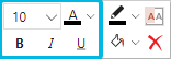 Formatting Options for Arrow and Line Labels
