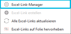 Option Excel-Link-Manager