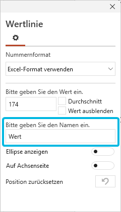 Individuelle Beschriftung definieren