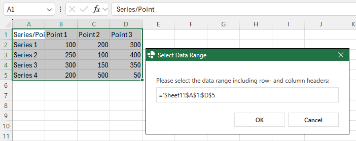Select Excel Range