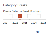 Category Breaks Menu