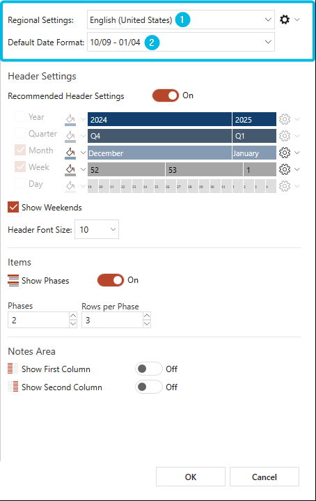 Regional Settings and Date Format