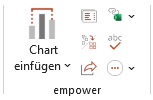 Gruppe empower im Tab Einfügen in PowerPoint