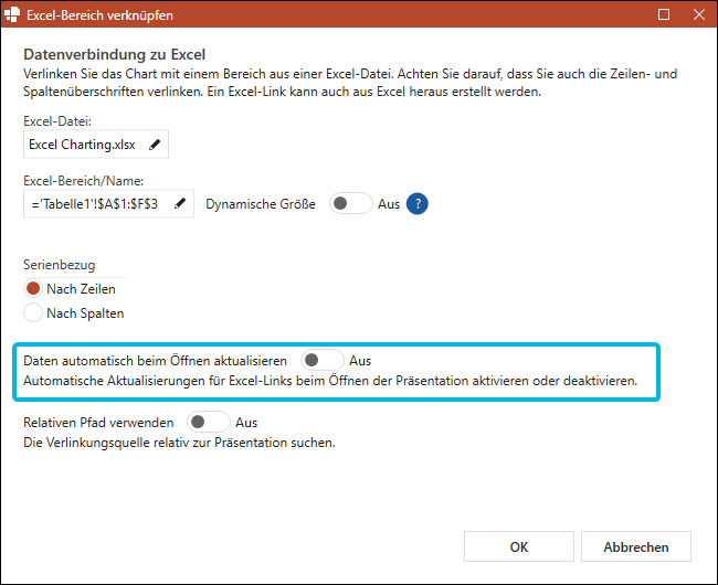 Automatische Aktualisierung aktivieren