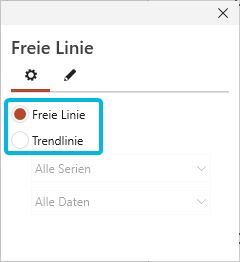 Linien-Typ auswählen