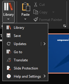 Group empower in Black Theme