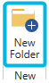 Button New Folder in Navigation Bar
