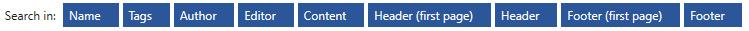 Available Fields in Word