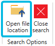 Button Open file location