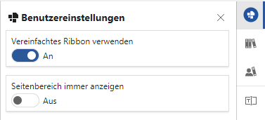 Benutzereinstellungen