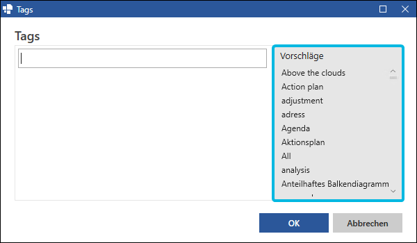 Tag-Liste