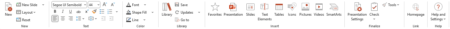 Classic Ribbon in PowerPoint