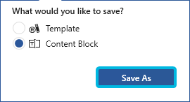 Button Save as