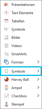 Option Symbole