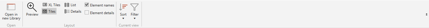 Expanded Navigation Bar