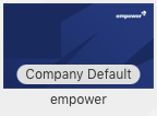 Label for Company Default