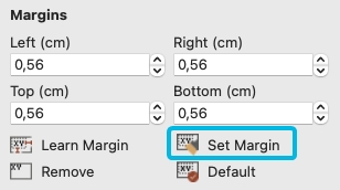 Button Set Margin