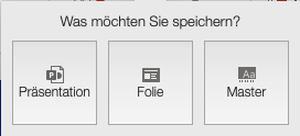 Speicheroptionen