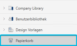 Button Papierkorb