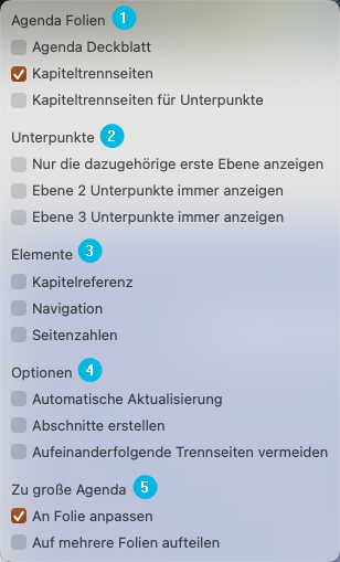 Erweiterte Einstellungen