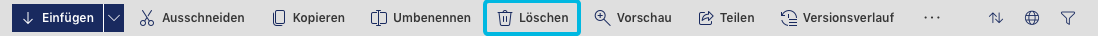 Button Löschen