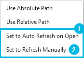 Automatic Refresh Options