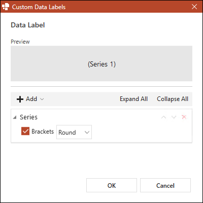 Settings for Series Element