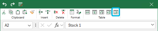 Button Sort Columns Descending According to Their Sum (Values Only)