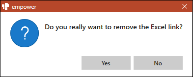 Excel Link Removal Dialog Box