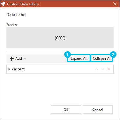 Expand and Collapse Settings