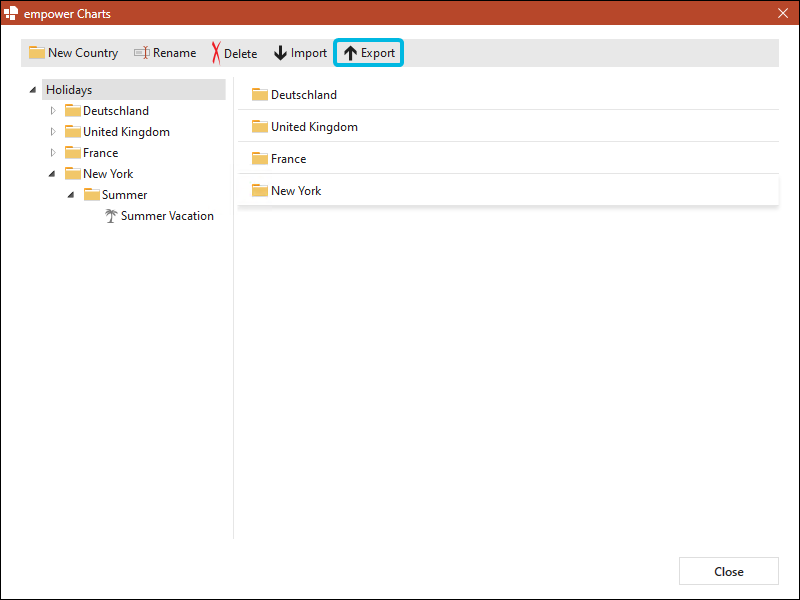 Button Export