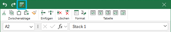 Vollumfängliches Excel-Fenster öffnen