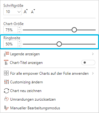 Ringbreite festlegen