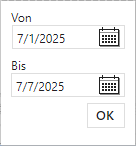Datum für Hervorhebung auswählen