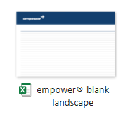 Workbook Template Icon