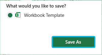 Button Save as