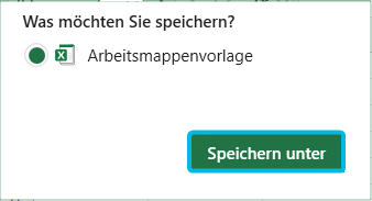 Button Speichern unter