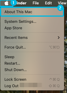Option About This Mac