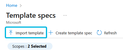 Section Template specs
