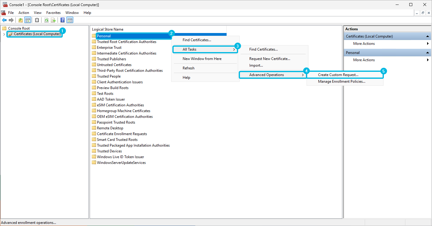 Create Custom Request