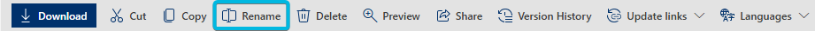 Button Rename