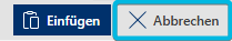 Button Abbrechen