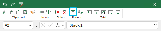Button Format