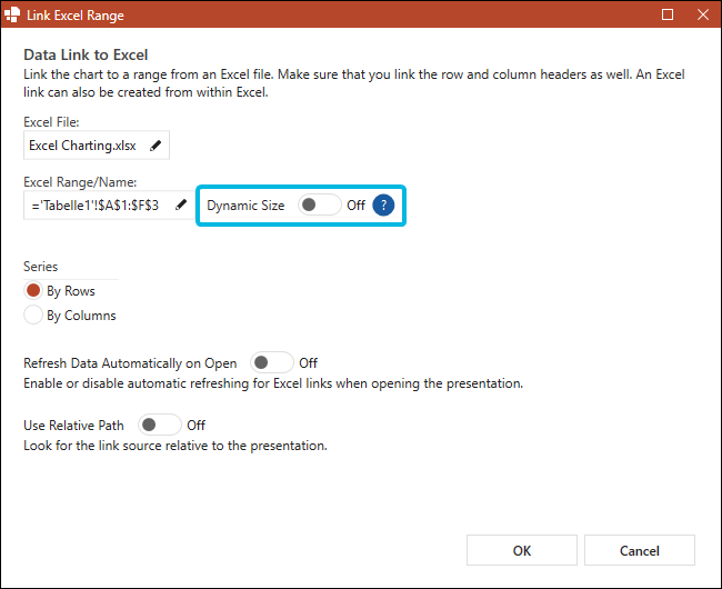 Enable Dynamic Size